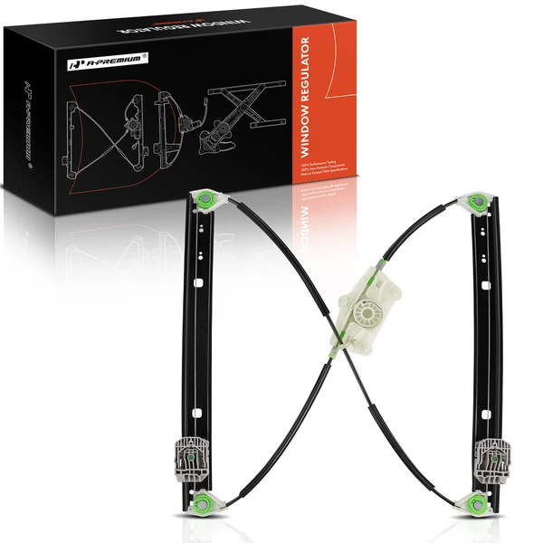 2007-2015 Audi Q7 1-Pc Power Window Regulator Rear Right Passenger Side Electric A-Premium APWR3085