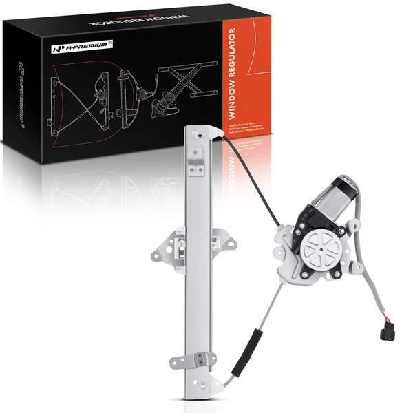 2003-2006 Mitsubishi Outlander 1-Pc Power Window Regulator and Motor Assembly Rear Right Passenger Side Electric with Motor A-Premium APWR0678