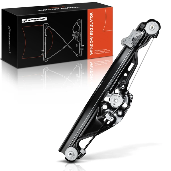 2004-2005 BMW 545i 1-Pc Power Window Regulator Rear Left Driver Side Electric A-Premium WR0019