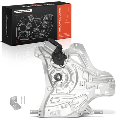 Front Driver Power Window Regulator with Panel & Motor