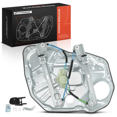Front Passenger Power Window Regulator with Motor Assembly