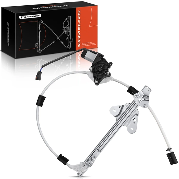 1997-2001 Jeep Cherokee 1-Pc Power Window Regulator and Motor Assembly Front Left Driver Side Electric with Motor A-Premium WR0056