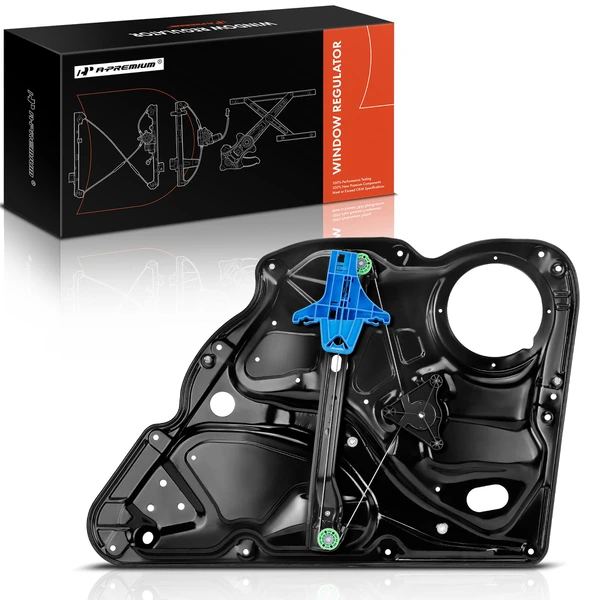 2006-2010 Volkswagen Passat 1-Pc Power Window Regulator Rear Left Driver Side Electric A-Premium APWR3086