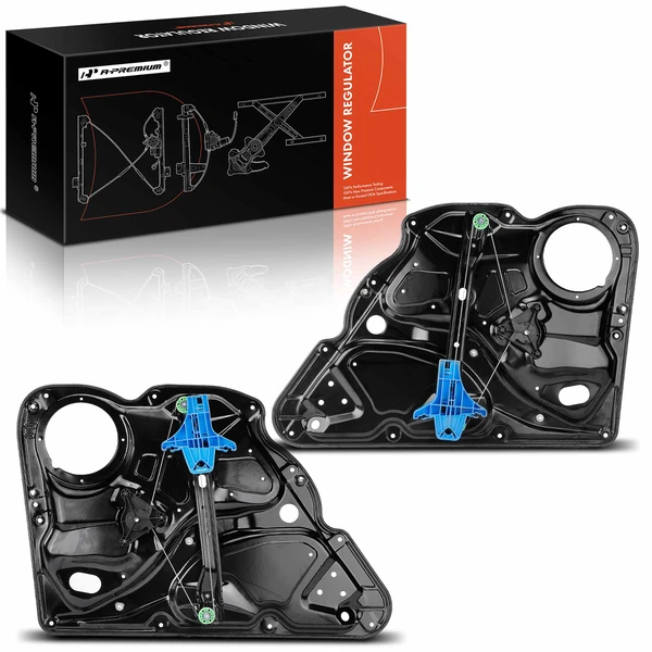 2 Pcs Rear Power Window Regulator for Volkswagen CC 2009-2010 Passat