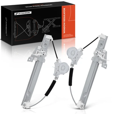 2 Pcs Rear Power Window Regulator without Motor