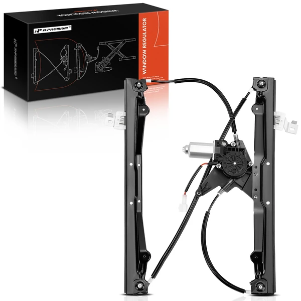 2007-2008 Ford Explorer Sport Trac 1-Pc Power Window Regulator and Motor Assembly Front Left Driver Side Electric with Motor A-Premium WR0088