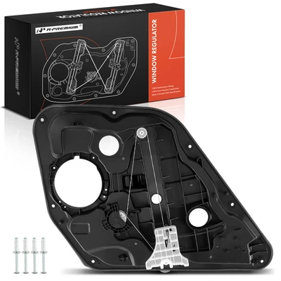 Rear Passenger Power Window Regulator with Panel