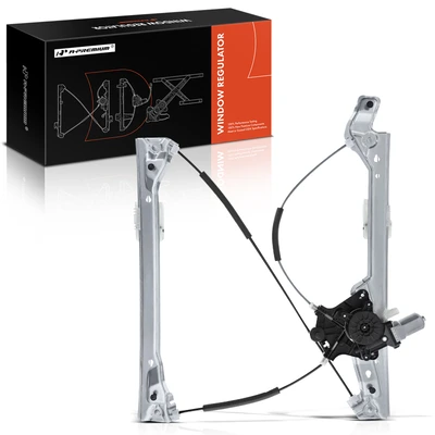 Front Passenger Power Window Regulator with Motor