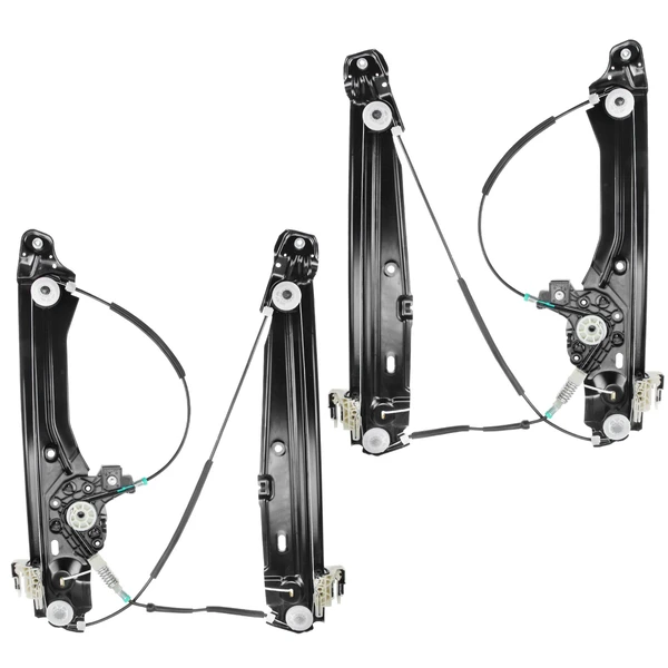 2013-2015 BMW ActiveHybrid 7 2-Pc Power Window Regulator Front Driver & Passenger Electric A-Premium APWR2482