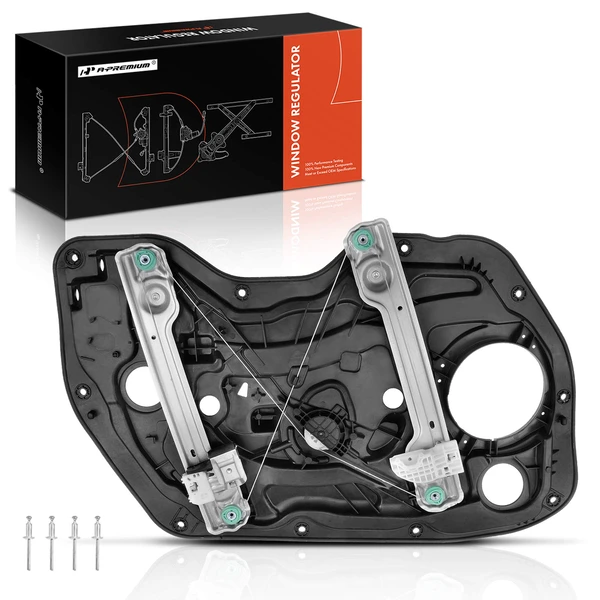 2013-2016 Hyundai Elantra 1-Pc Power Window Regulator and Motor Assembly Front Right Passenger Side Electric with Motor A-Premium APWR2469