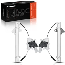 2 Pcs Front Power Window Regulator with Motor