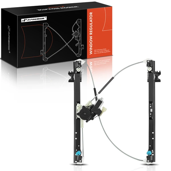 2017-2020 Land Rover Discovery 1-Pc Power Window Regulator and Motor Assembly Rear Right Passenger Side Electric with Motor A-Premium APWR1316