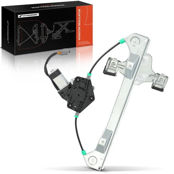 Rear Driver Power Window Regulator with Motor for Ford Fusion 06-12 Mercury Milan