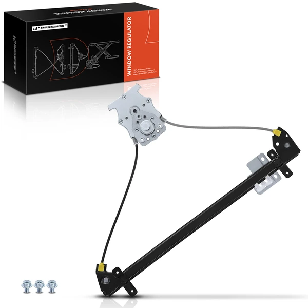 1989-1998 Suzuki Sidekick 1-Pc Window Regulator Front Right Passenger Side A-Premium APWR3486TW