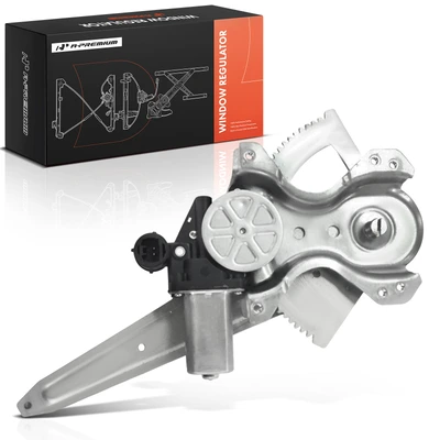 Rear Passenger Power Window Regulator with Motor