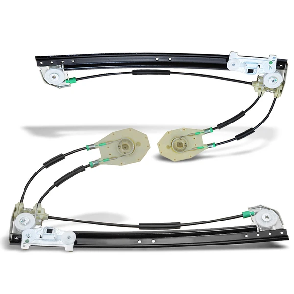 2 Pcs Rear Power Window Regulator without Motor for BMW E39 528i 540i 96-99