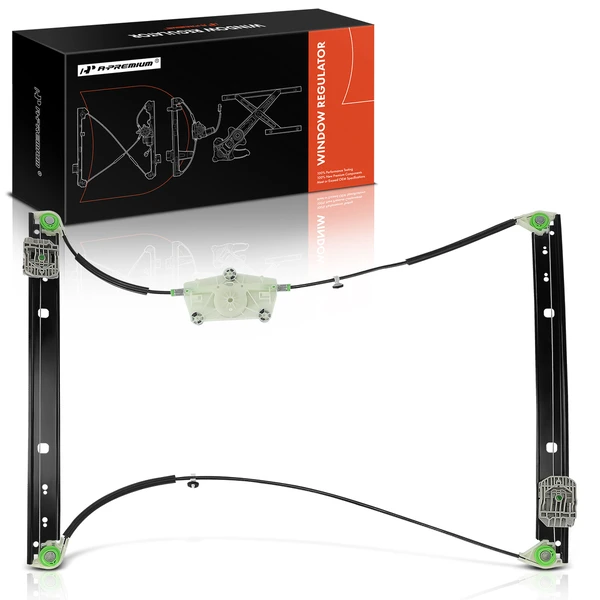 2011-2015 Audi Q7 1-Pc Power Window Regulator Front Left Driver Side Electric A-Premium APWR3273