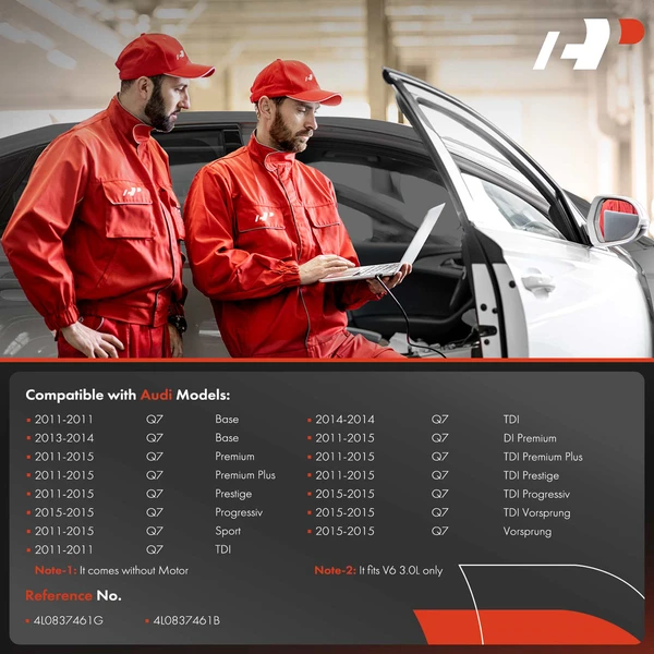 Front Driver Power Window Regulator for Audi Q7 2011-2015 V6 3.0L