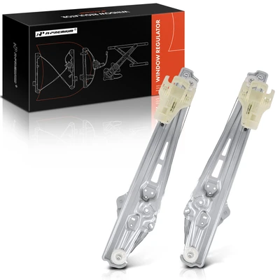2 Pcs Rear Power Window Regulator