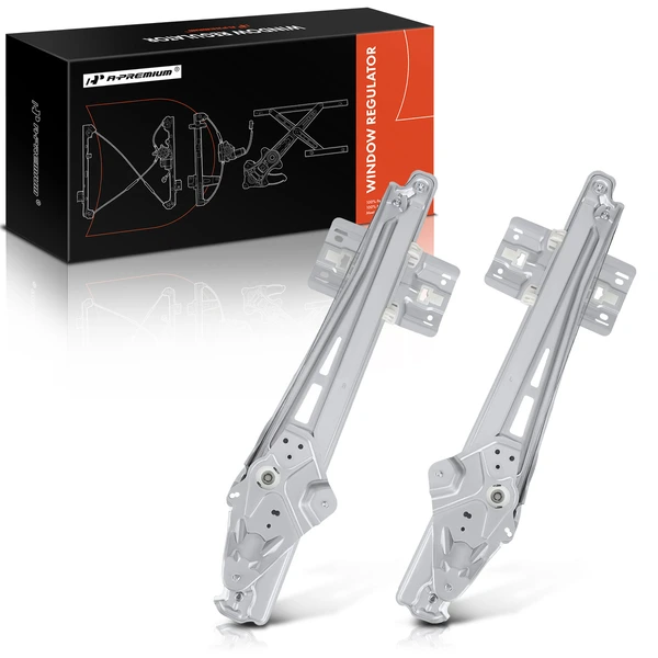 2013-2017 Ford Police Interceptor Utility 2-Pc Power Window Regulator Front Driver & Passenger A-Premium APWR3199