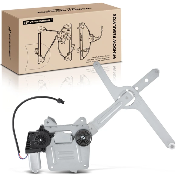 1995-2001 GMC Jimmy 1-Pc Power Window Regulator and Motor Assembly Front Right Passenger Side Electric with Motor A-Premium WR0053