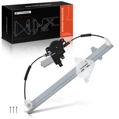 Front Passenger Power Window Regulator with Motor Assembly