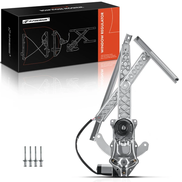 1998-2002 Lincoln Navigator 1-Pc Power Window Regulator and Motor Assembly Front Left Driver Side Electric with Motor A-Premium WR0084