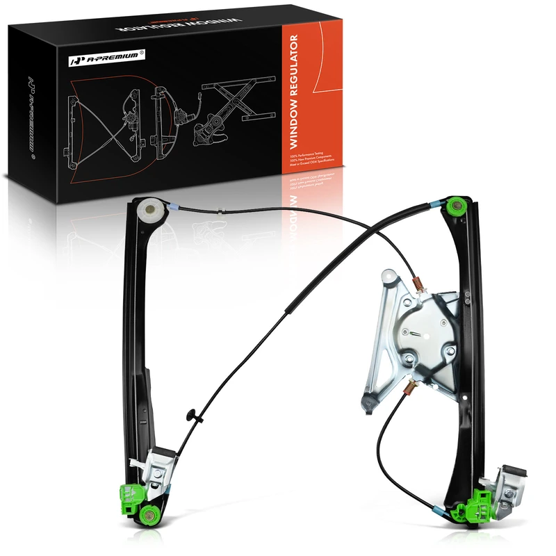 2001-2002 Audi S4 1-Pc Power Window Regulator Front Right Passenger Side Electric A-Premium WR0233