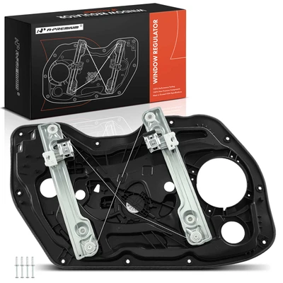 Front Passenger Power Window Regulator with Panel Motor