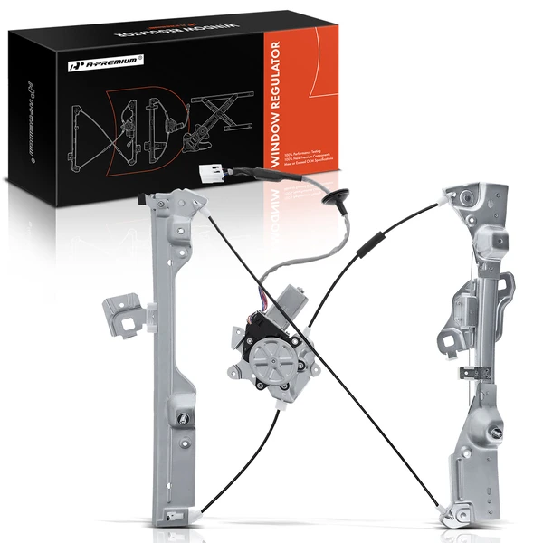 2003-2007 INFINITI G35 1-Pc Window Regulator Front Right Passenger Side with Motor A-Premium APWR3422TW