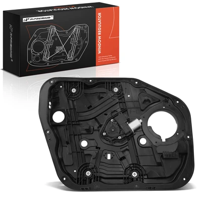 Front Driver Power Window Regulator with Panel & Motor