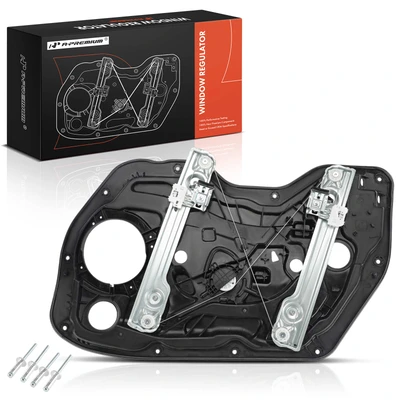 Front Driver Power Window Regulator with Panel & Motor
