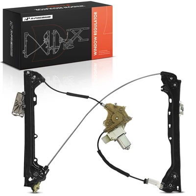 Front Driver Power Window Regulator with Motor