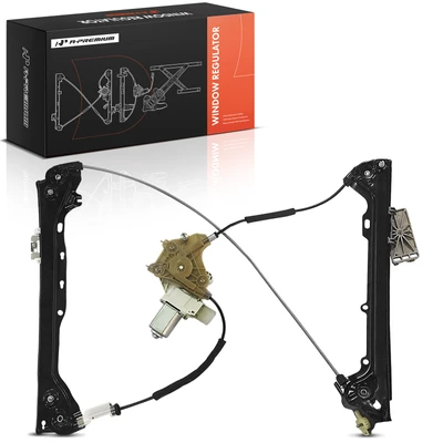 Front Passenger Power Window Regulator with Motor