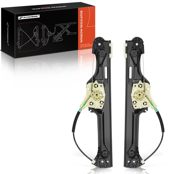 2 Pcs Rear Power Window Regulator for BMW X6 E71 2008-2014