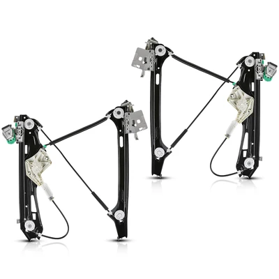2 Pcs Front Power Window Regulator without Motor