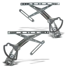 2 Pcs Front Power Window Regulator without Motor