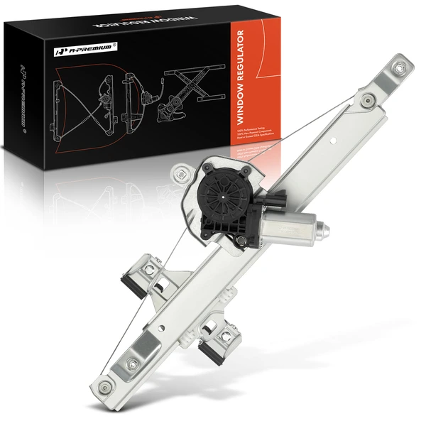 2010-2011 GMC Terrain 1-Pc Power Window Regulator Rear Left Driver Side Electric with Motor A-Premium APWR3277