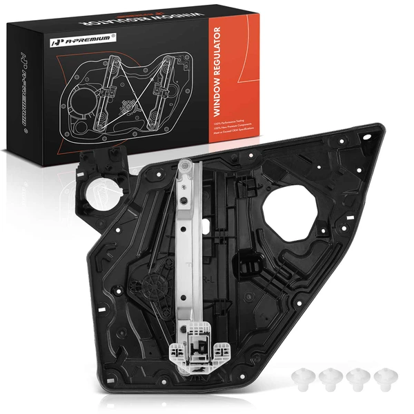 2011-2023 Dodge Charger 1-Pc Power Window Regulator Rear Left Driver Side Electric with Motor A-Premium APWR3231