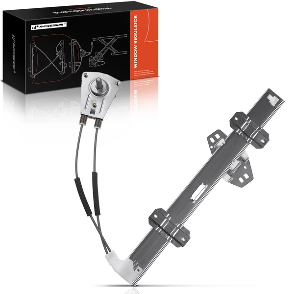 1996-2000 Honda Civic 1-Pc Manual Window Regulator Front Left Driver Side Manual A-Premium APWR1649