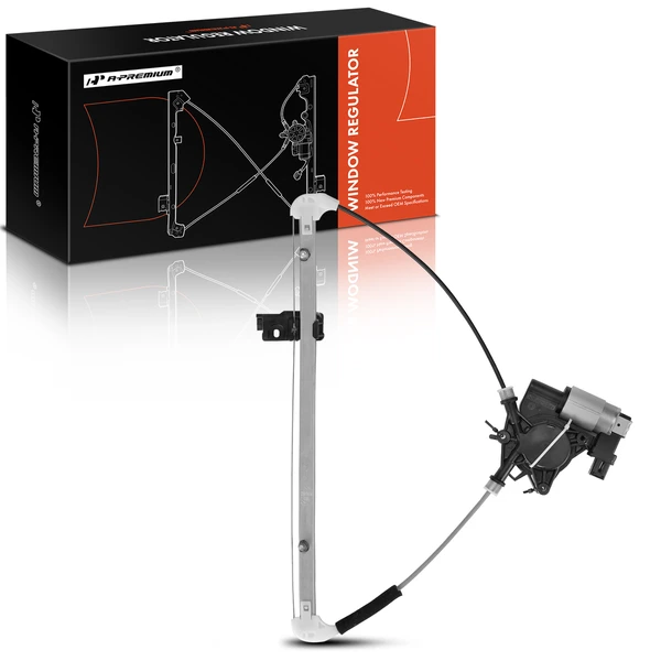 2009 Mazda 3 Sport 1-Pc Power Window Regulator and Motor Assembly Rear Right Passenger Side Electric with Motor A-Premium APWR0442