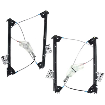 2 Pcs Front Power Window Regulator without Motor