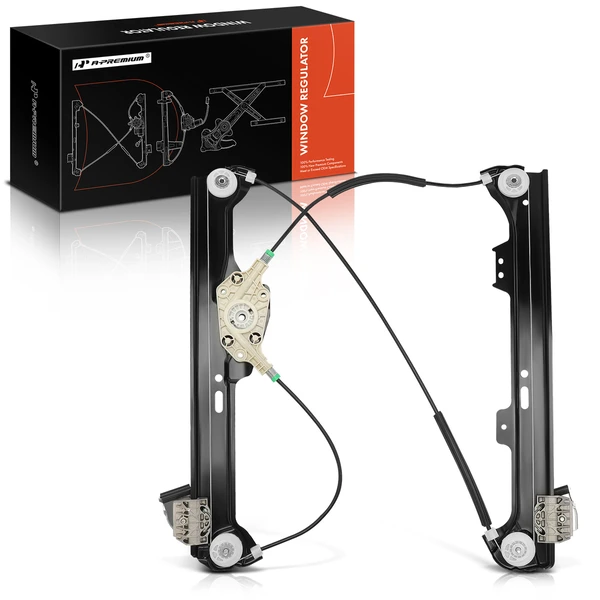 2006-2007 BMW 525xi 1-Pc Power Window Regulator Front Left Driver Side Electric A-Premium WR0109