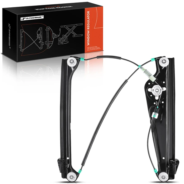 2006-2008 BMW 750i 1-Pc Power Window Regulator Front Right Passenger Side Electric A-Premium WR0106