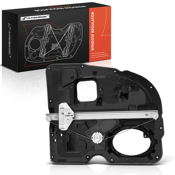 2011-2019 Ram 1500 1-Pc Power Window Regulator Rear Left Driver Side Electric with Motor A-Premium APWR3254