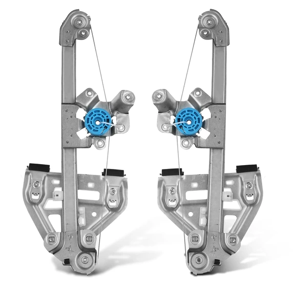 2 Pcs Rear Power Window Regulator without Motor for Cadillac STS 2005-2011 Sedan