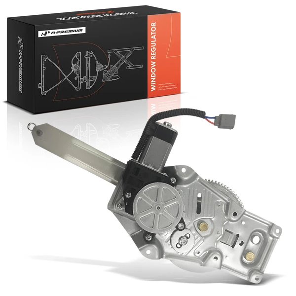 1-Pc Regulator & Motor Assembly Rear Right Passenger Side Electric with Motor A-Premium APWR3787TW