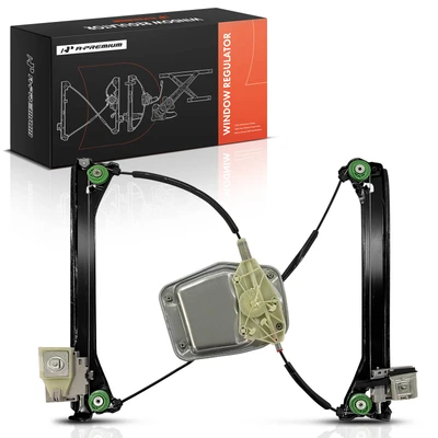 Front Passenger Power Window Regulator with Panel