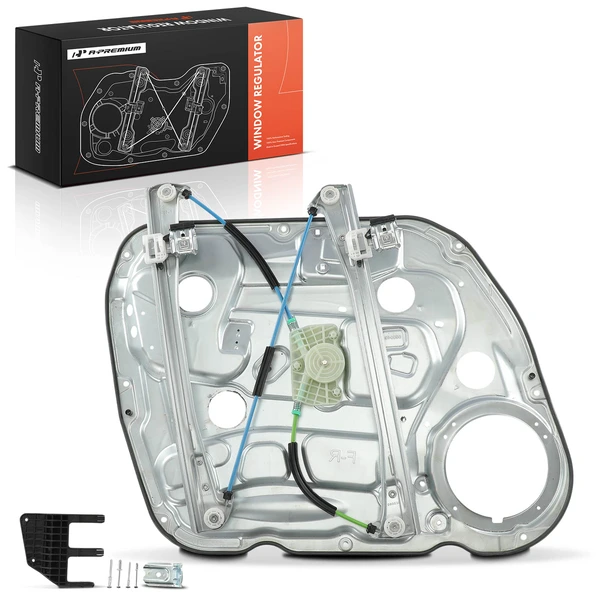 2007-2009 Kia Rondo 1-Pc Window Regulator Front Right Passenger Side Electric A-Premium APWR3583