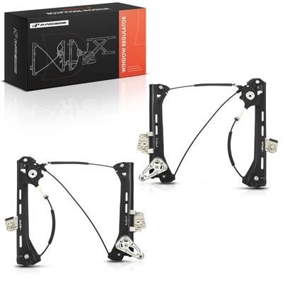 2 Pcs Front Power Window Regulators